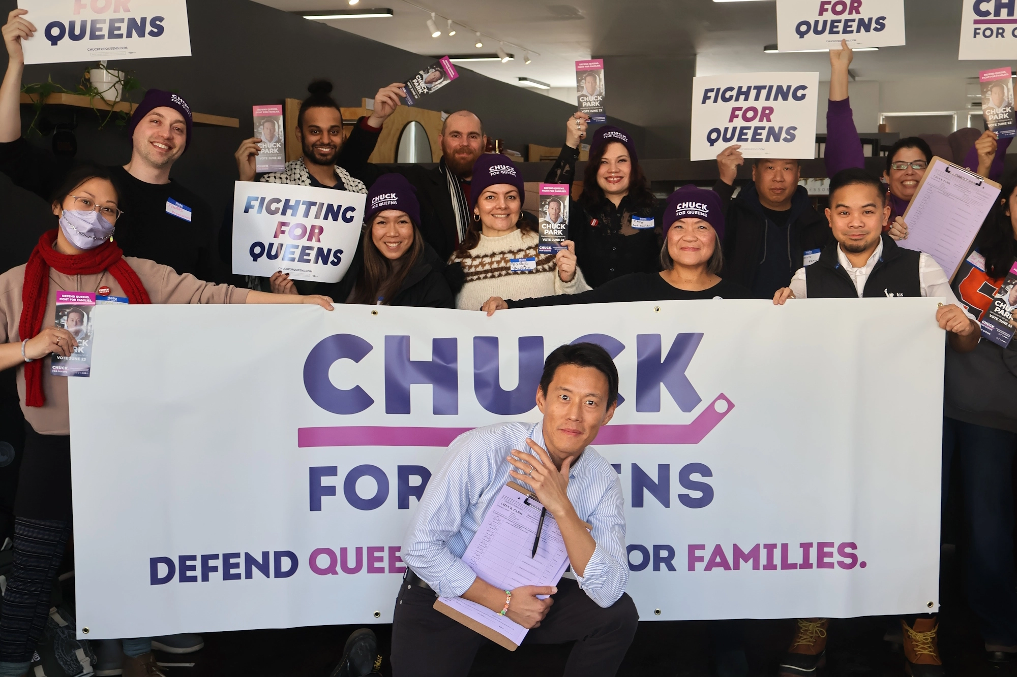 Volunteers for Chuck Park